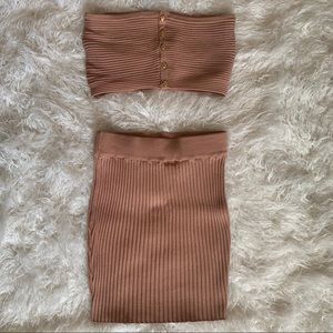 Cute lil brown two piece set ✨